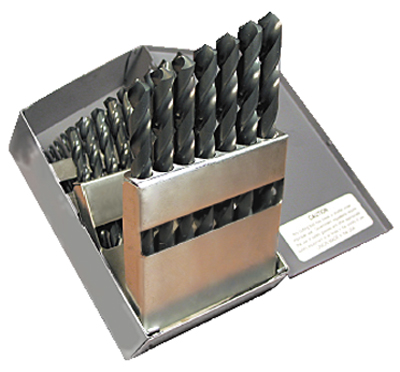 B-20 WIRE SIZE BLACK OXIDE DRILL BIT SET